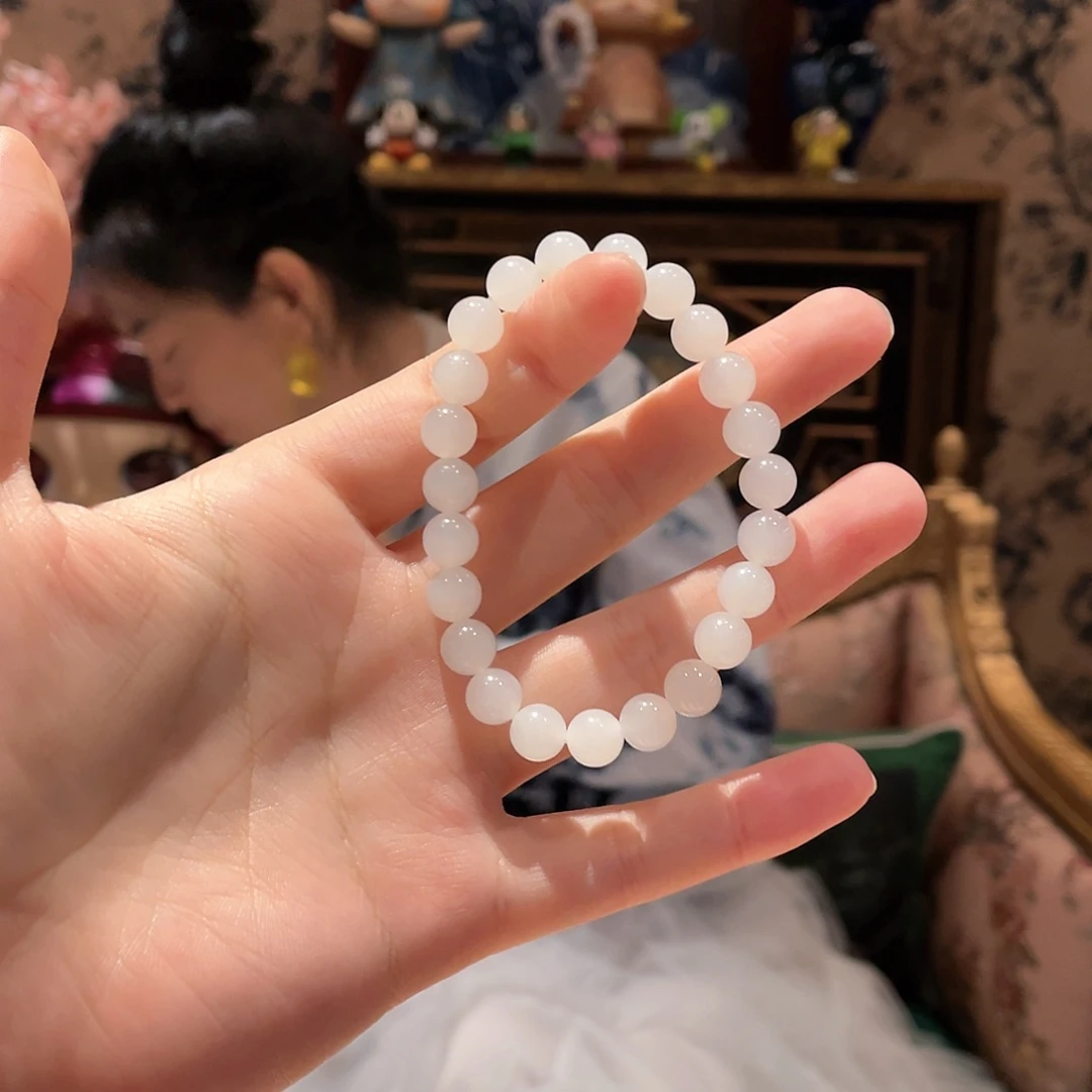 和田玉手串未镶嵌小*儿