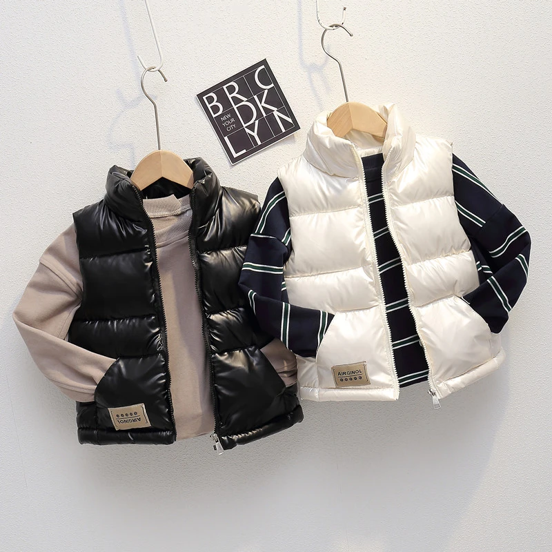 专秋儿童免洗马甲加厚背心洋气韩版男女童坎肩外穿保暖小童宝宝