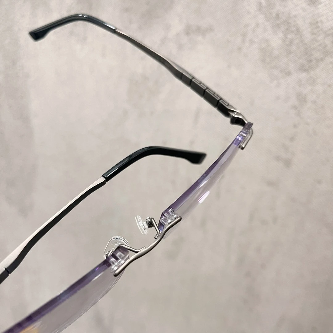 男士切边眼镜商务眼镜近视切边眼镜男女款百搭超轻女士时髦老花镜