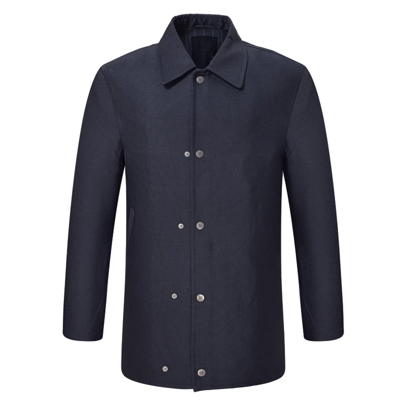 ANF9023 春秋外套大码男装加肥加大中年茄克衫胖子衣服翻领夹克