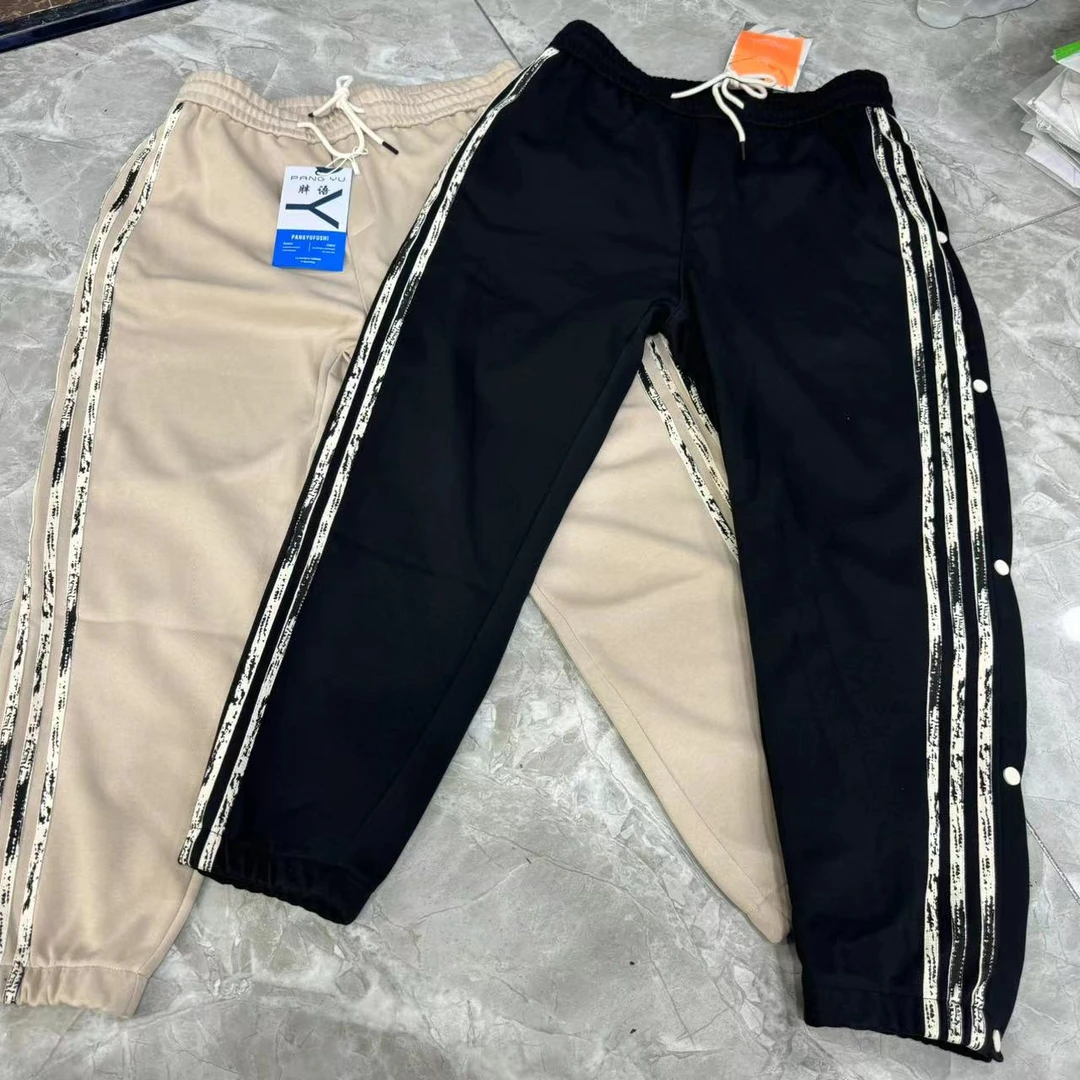 【秋季空气层】早秋新款织带排扣大码99831长裤