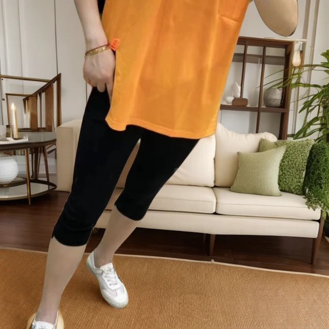 2025高弹七分裤（90-180斤）大码女款显瘦中高腰紧身裤弹力裤外穿