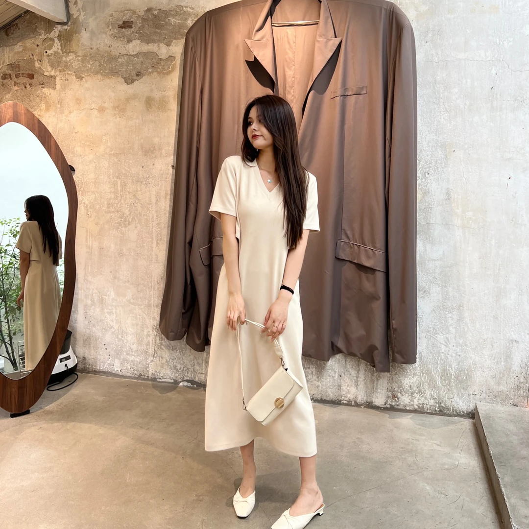 QC裂渡-【纽约艺术】微胖大码女装夏气质长短款连衣裙ZY305X11/25
