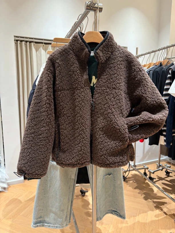 “厚冬款外套”山系泰迪毛加厚短款