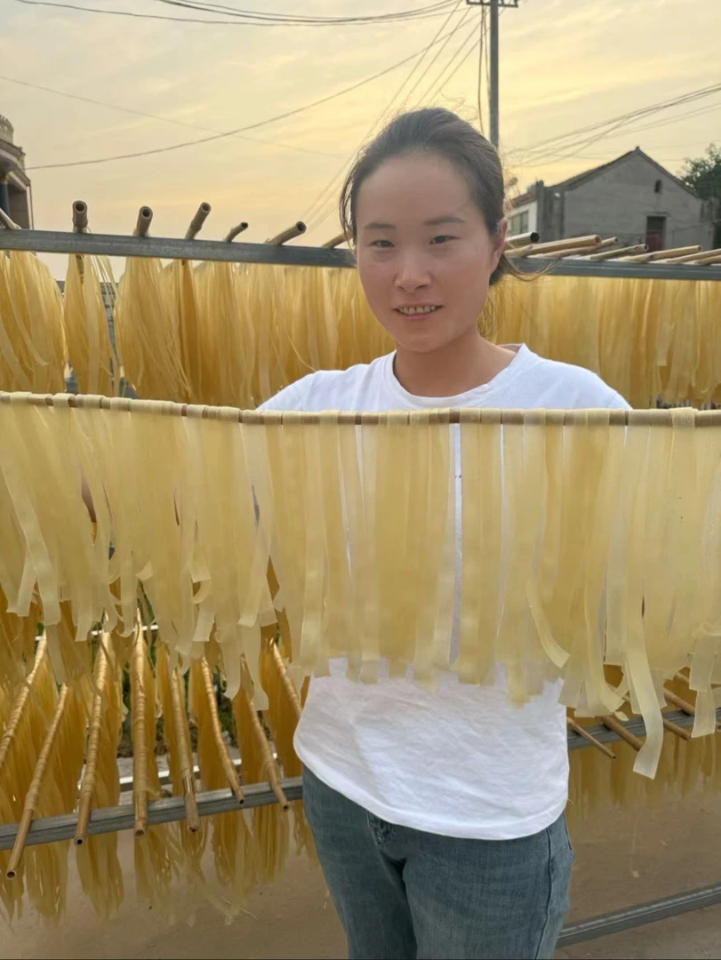 李蝶优选河南特产正宗干面皮免煮配料干净健康产品2斤/4斤方便