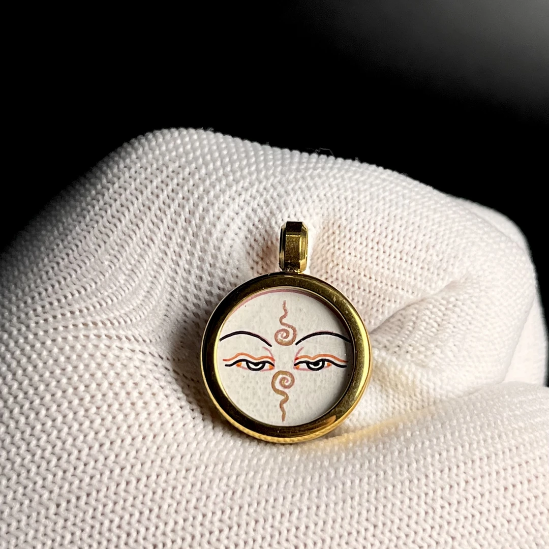 纯手绘唐卡小尺寸佛眼法眼