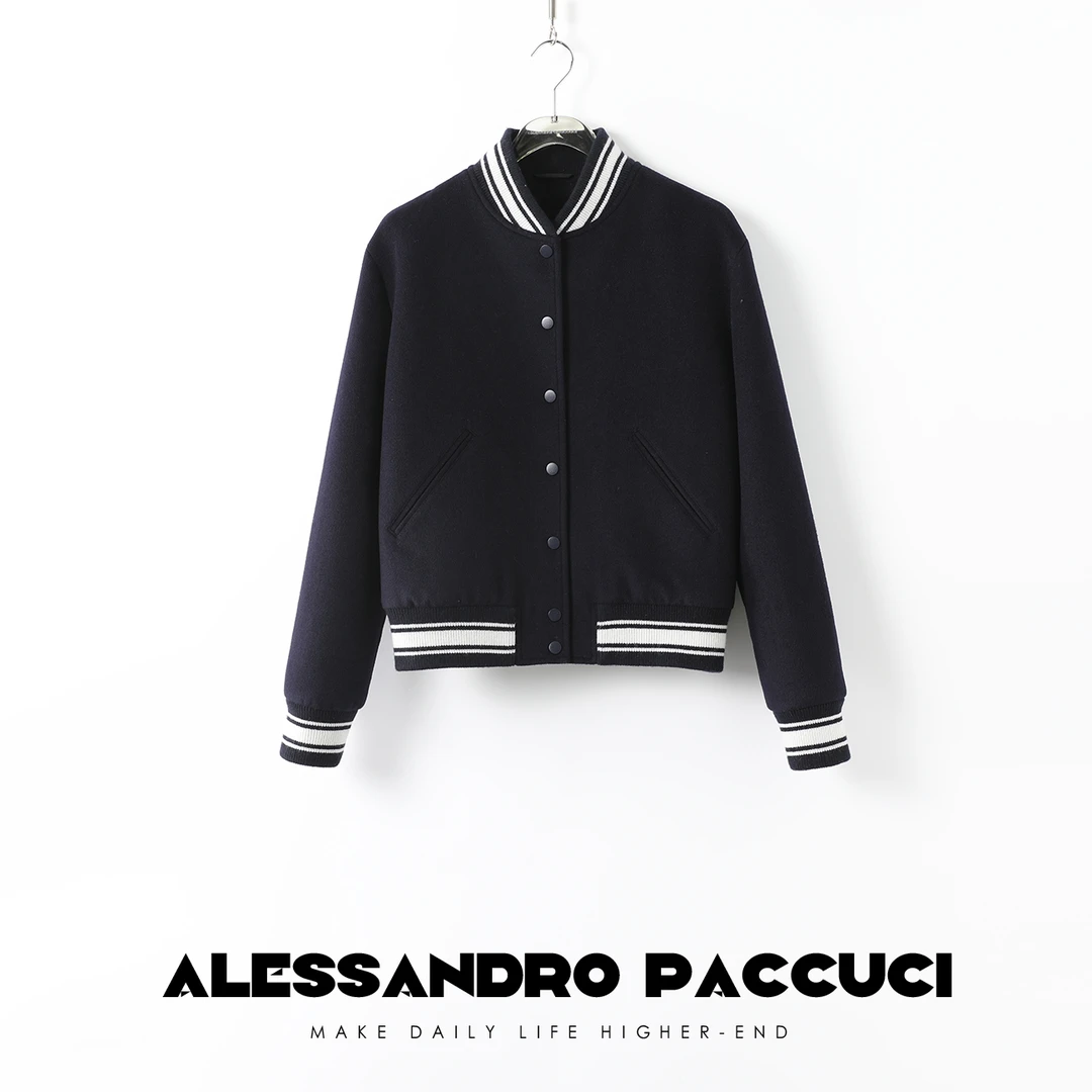 AP洛哥24158X呼吸感羊毛羊绒 GG*B同款棒球服