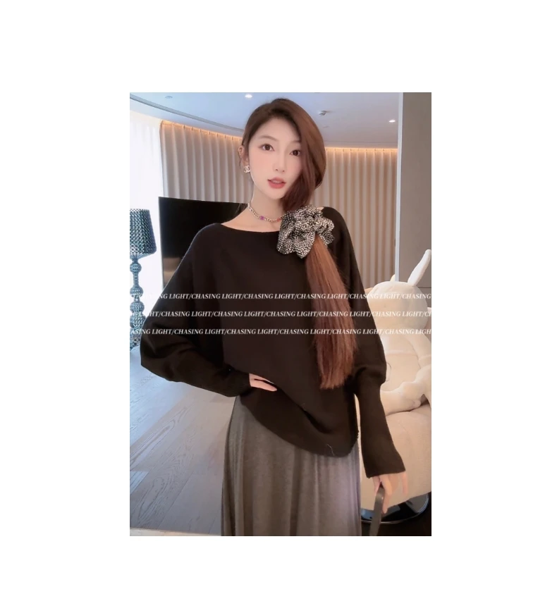 【CHASINGLIGHT】撩人于无形 早秋毛衣 时尚宽松 M1111/号