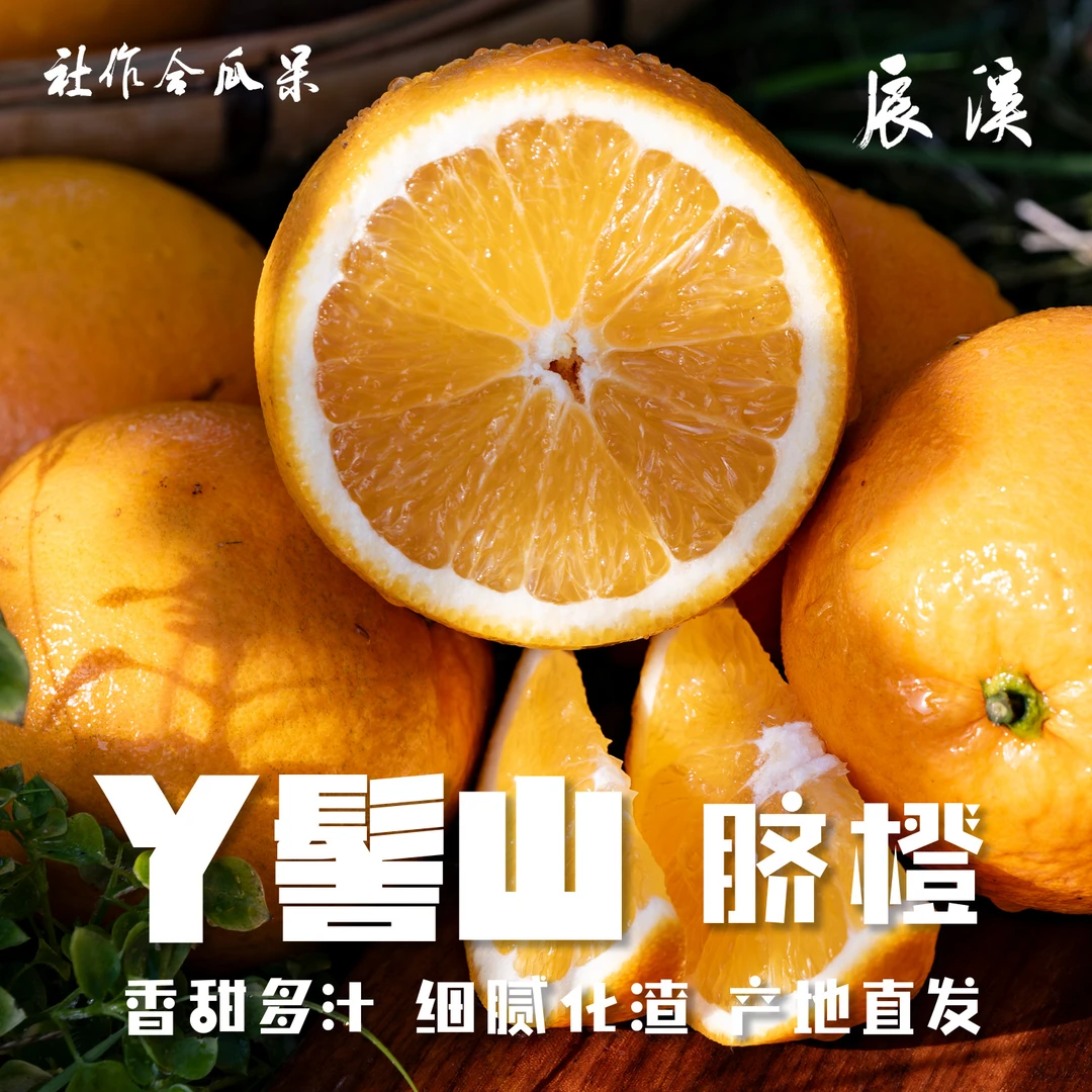 久客思归湖南怀化辰溪丫髻山脐橙香甜多汁细腻化渣纽荷尔 4.8斤