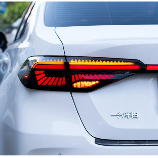 适用于19-23款新卡罗拉亚洲狮尾灯总成改装LED流水转向灯贯穿尾灯