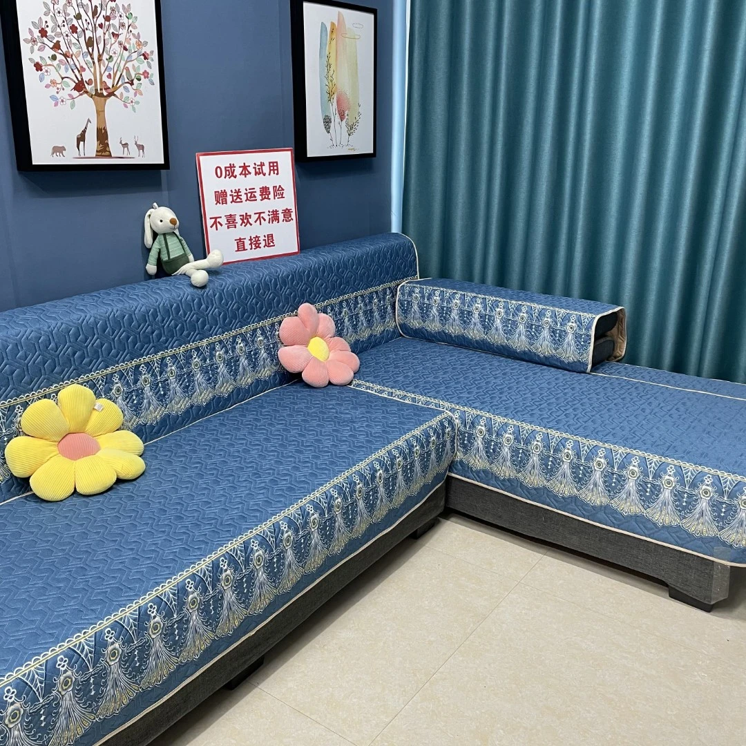 【新款五片装】四季通用防滑沙发垫中式简约现代沙发罩坐垫靠背家用