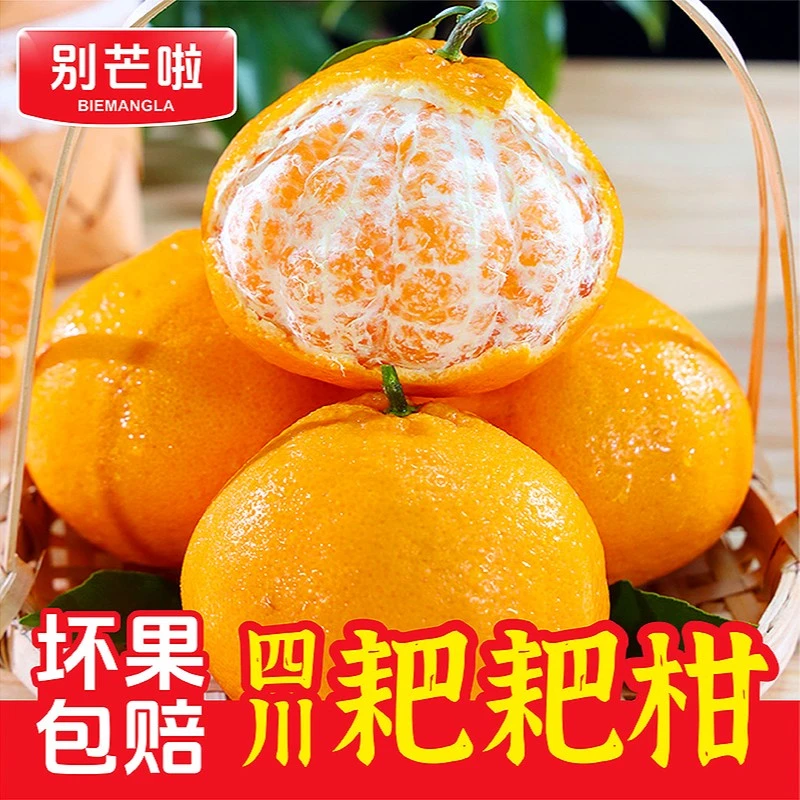 【坏果包赔】四川春见耙耙柑香甜多汁现摘优质新鲜水果4.5-8斤