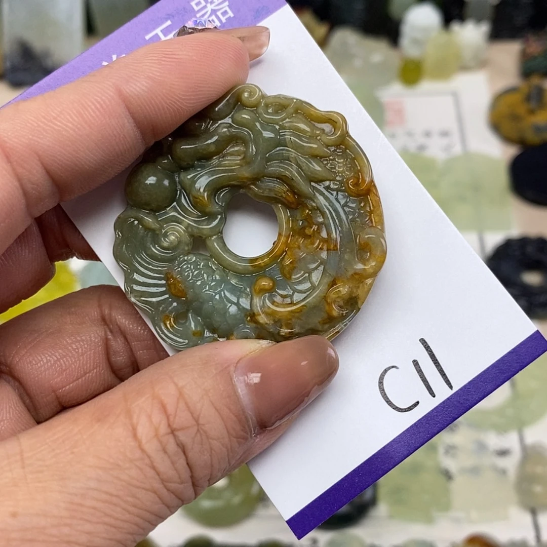 【闪购商品】岫玉挂件未镶嵌桂***井