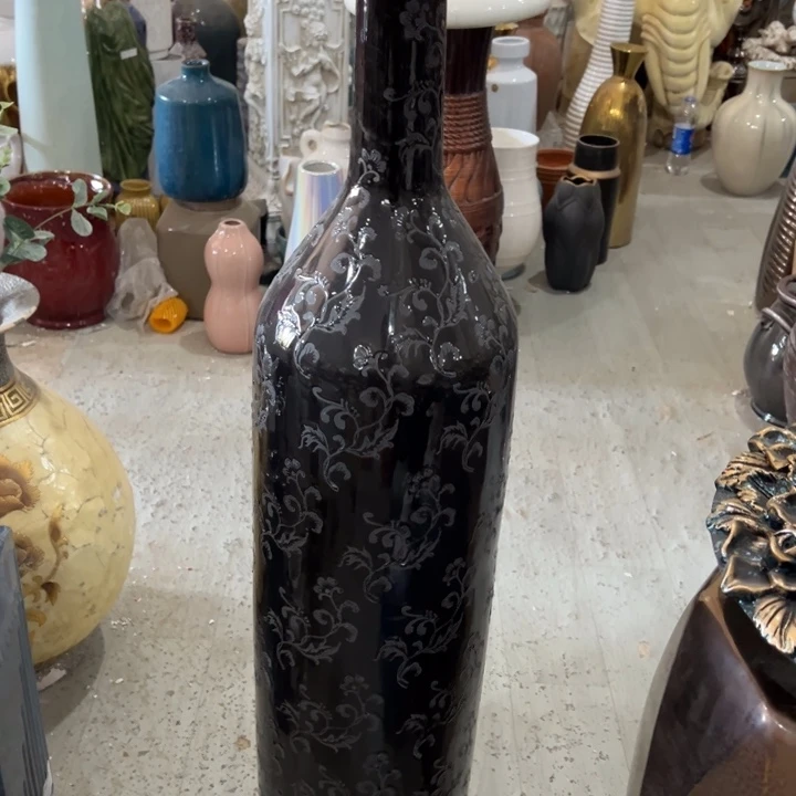 摆件高90口5公分微瑕捡漏