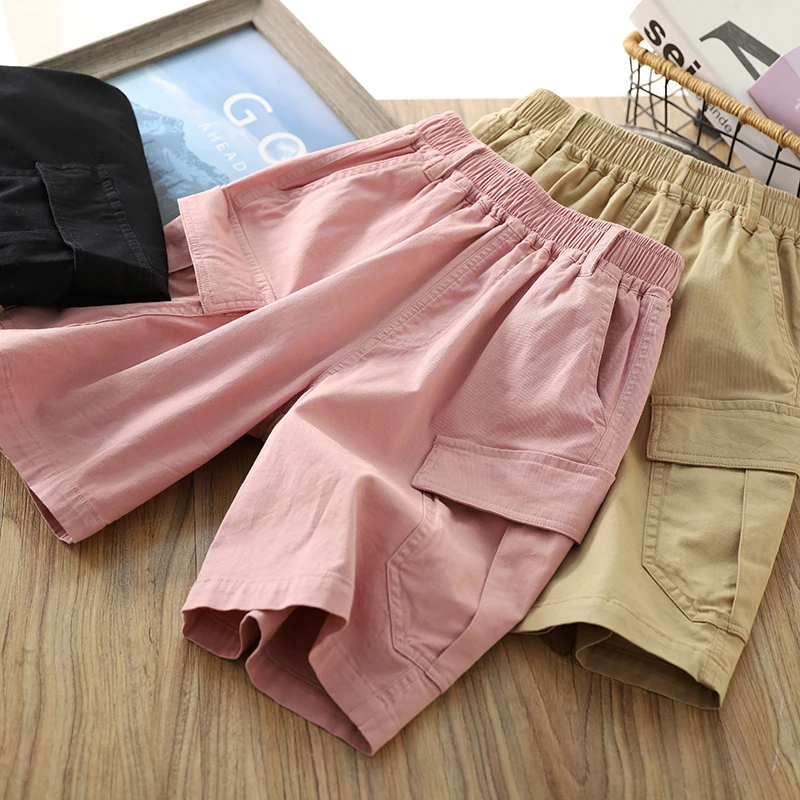 男童短裤儿童夏季裤子2024新款男孩夏装休闲工装裤帅气薄款五分裤