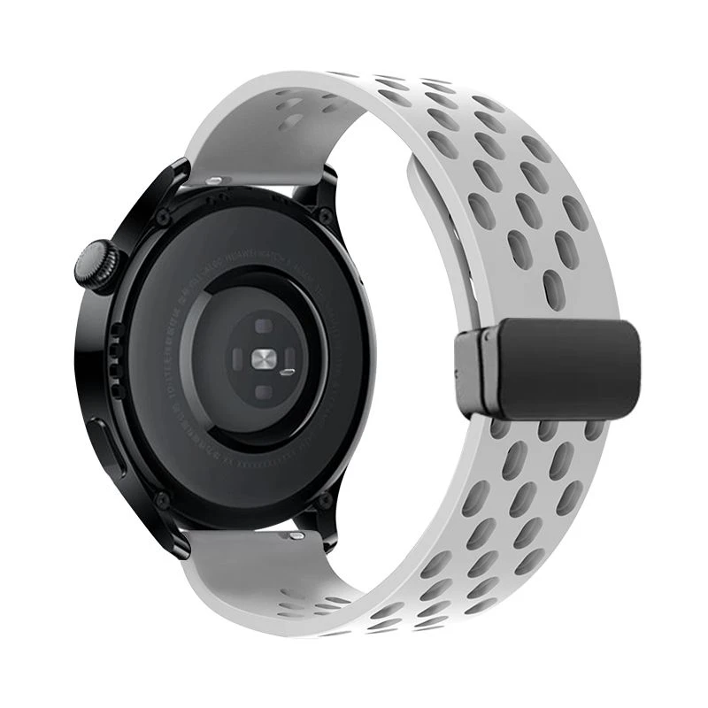 适用华为watch4手表带20mm磁吸原装透气表带22mm折叠GT2小米42mm