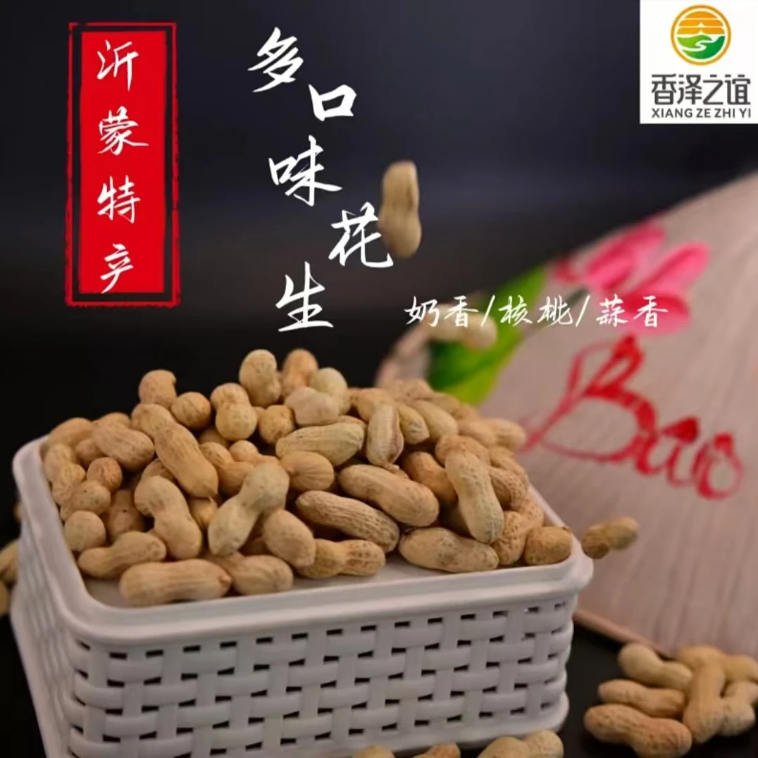 香泽之谊多味花生300g奶香蒜香核桃带壳小包装下酒菜休闲零食小吃