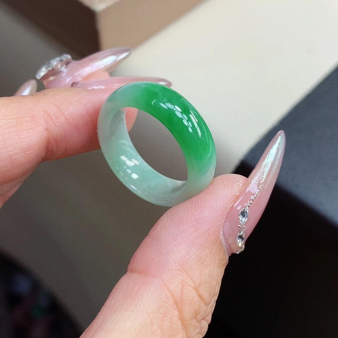 翡翠戒指未镶嵌20号