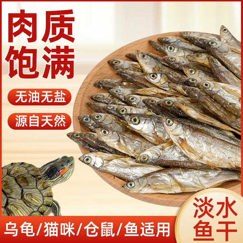 淡水小鱼干宠物零食猫咪天然风干小鱼仔乌龟仓鼠鱼干散装淡干无盐