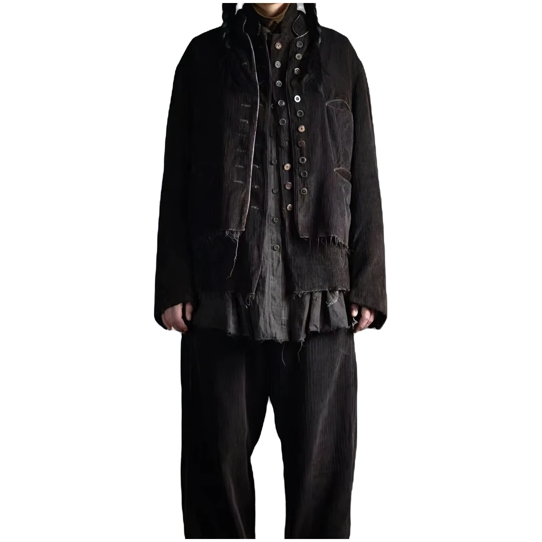 ZUO AN MI XIANG/左岸迷香／2022秋冬／泥栗短外套Z22FW8021 重工