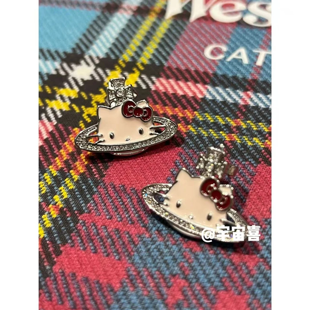 铜合金锆石耳饰 E5-084【kt星球珐琅耳钉】