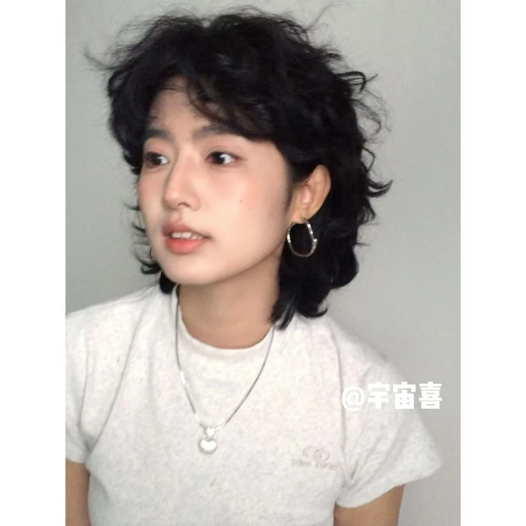 铜合金耳饰 F4-054【异形线条不规则金属耳圈】