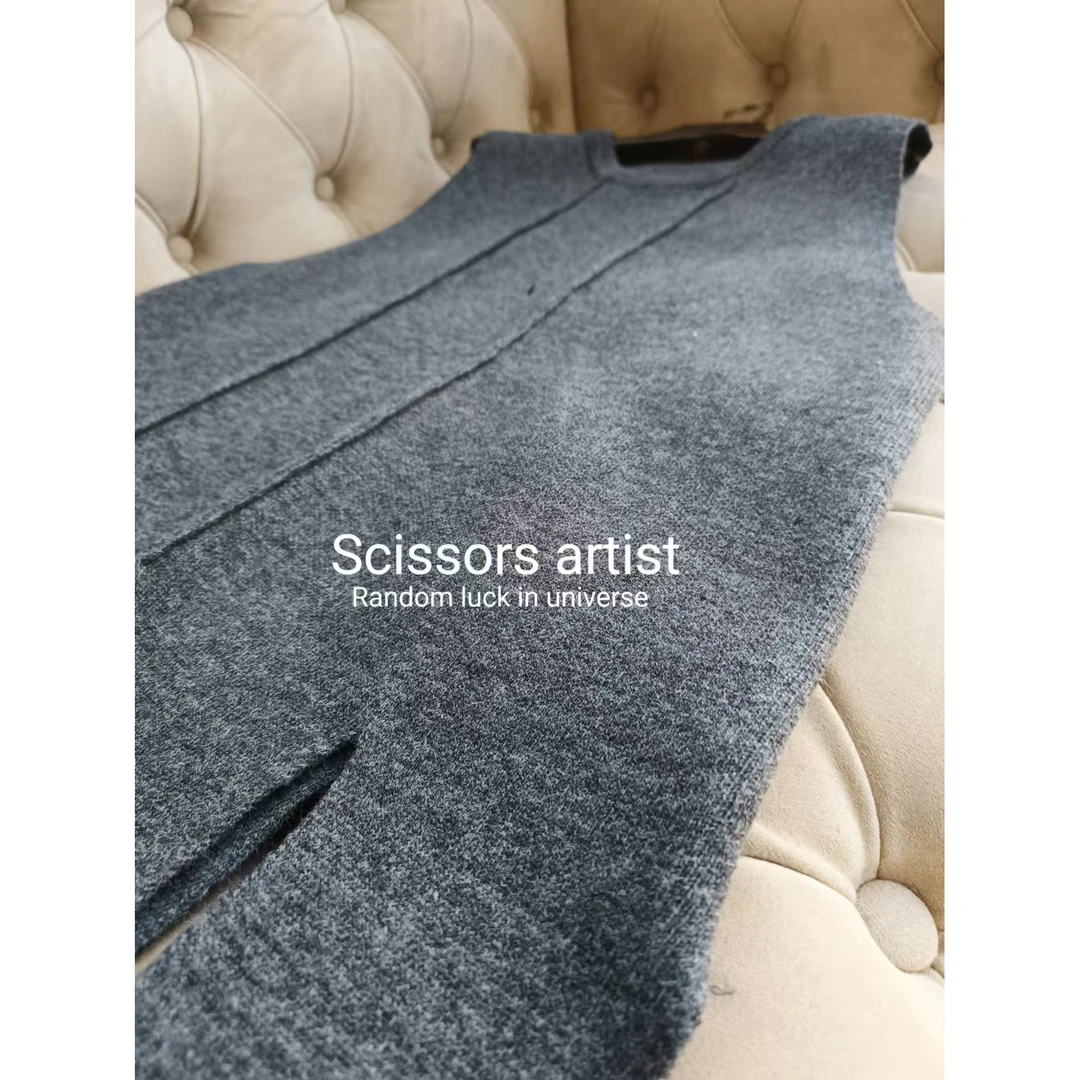 【Scissors artist】高端设计师走秀女装马甲2388