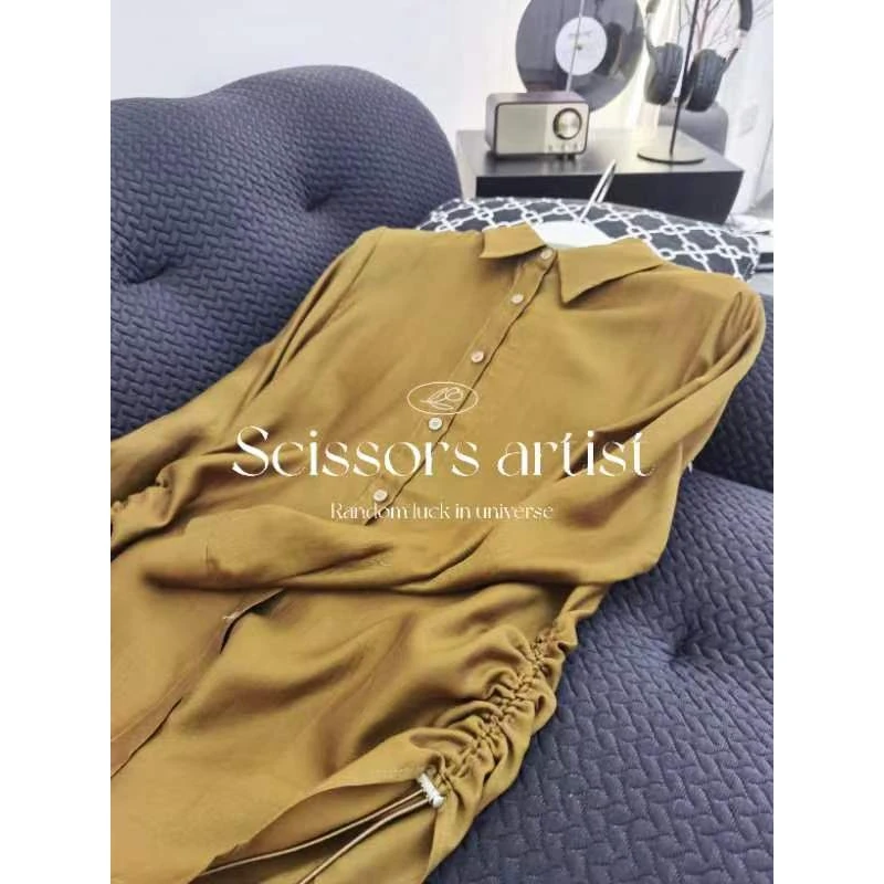 【Scissors artist】惊鸿照影高端设计师走秀女装衬衫上衣0303