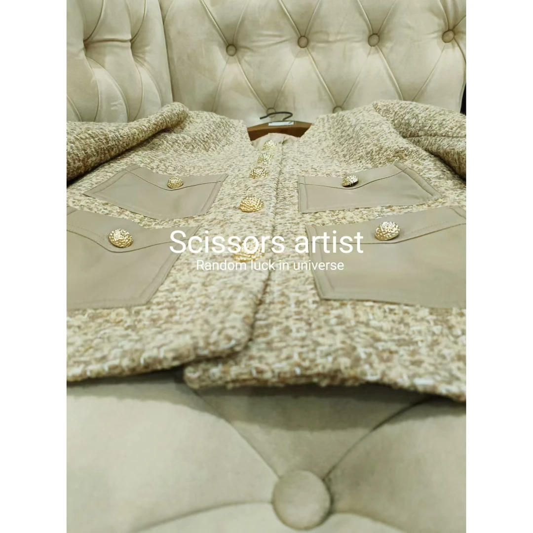 【Scissors artist】高端设计师走秀女装气质小香风0976