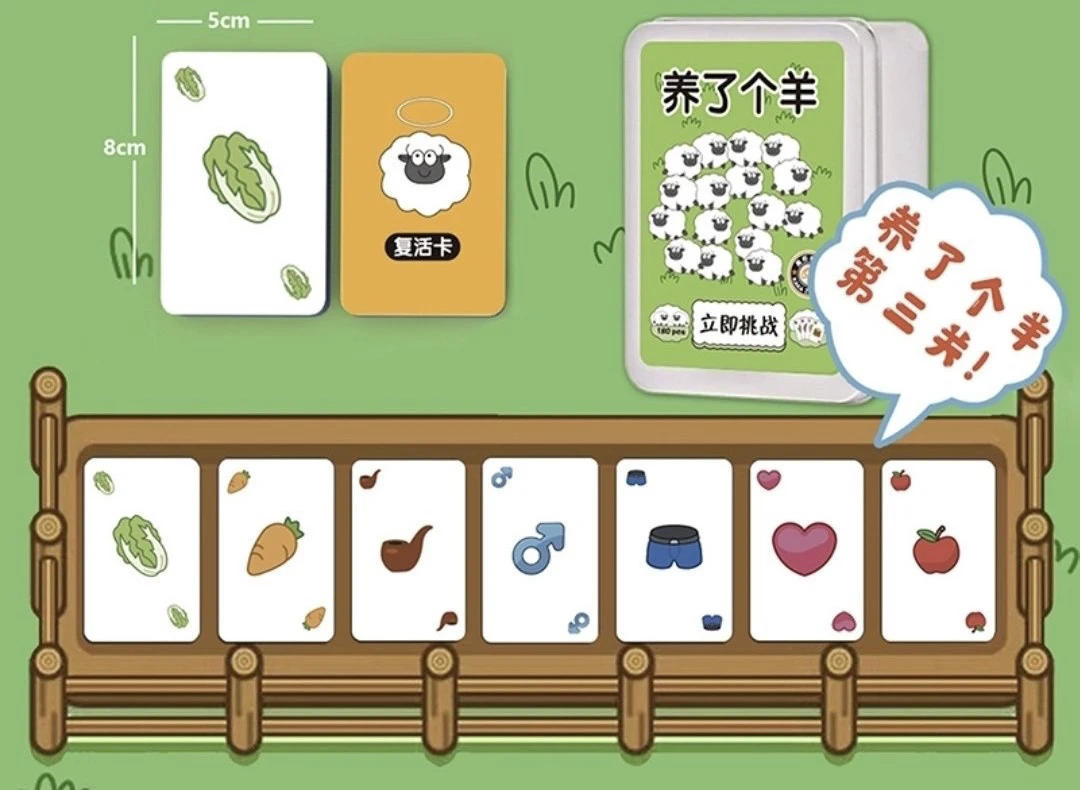 （羊了个羊）许愿+对碰 潮玩桌面摆件儿童节