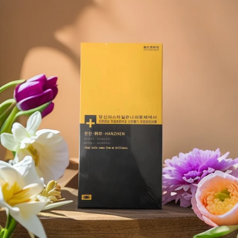 黄盒烫发剂普拉本黄盒水晶膏体烫发液100ml*2