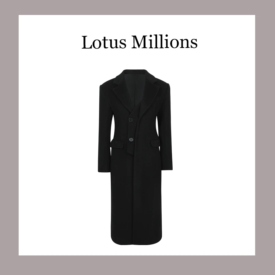 莲的百万【沙漏】2023年秋季新款休闲简约设计感大衣