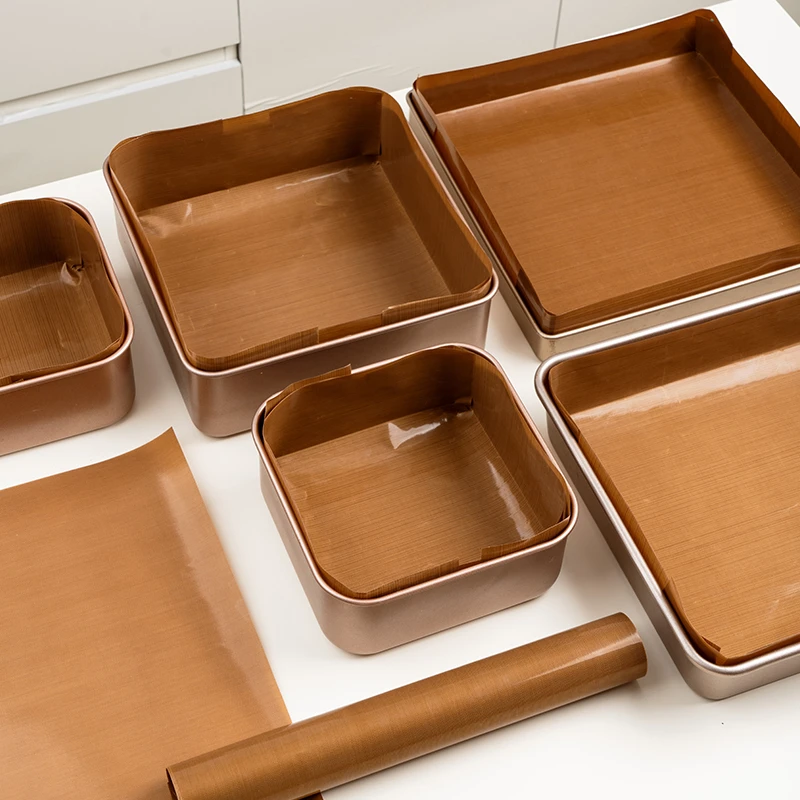 油布烘焙食品级不粘耐高温烤箱家用蛋糕卷烤盘垫纸油纸布反复使用