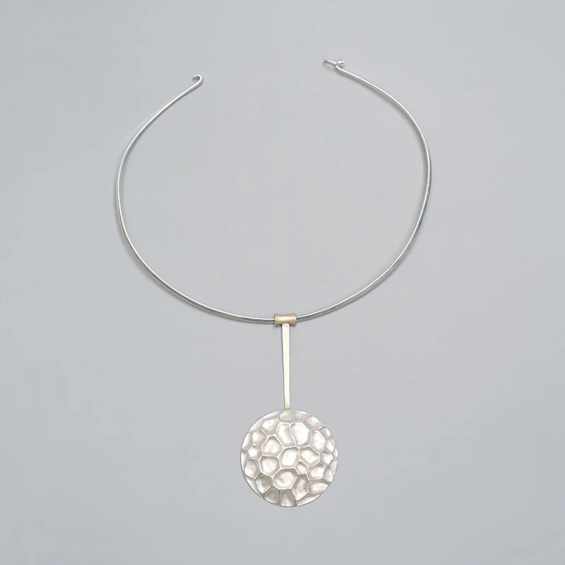 吊坠925银 吊坠 游尘衣物/月亮背面项圈项链手工锁骨链