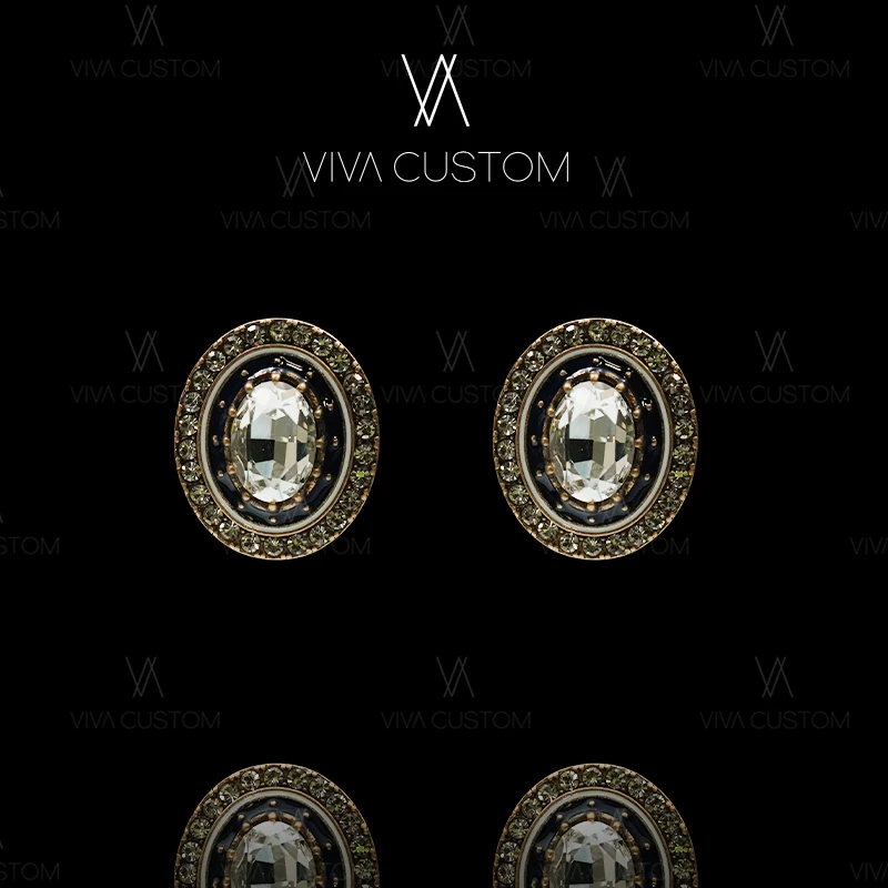 925银耳饰 珠华旧梦系列 复古优雅气质赫本风罗马公主耳饰>