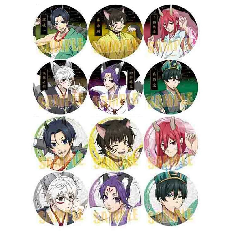 【蓝色监狱】 百鬼夜行吧唧徽章  全6种 日谷国现 动漫周边