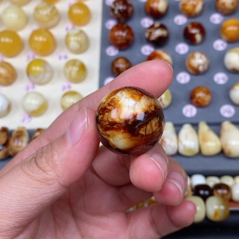 【闪购商品】琥珀裸石未镶嵌A***业