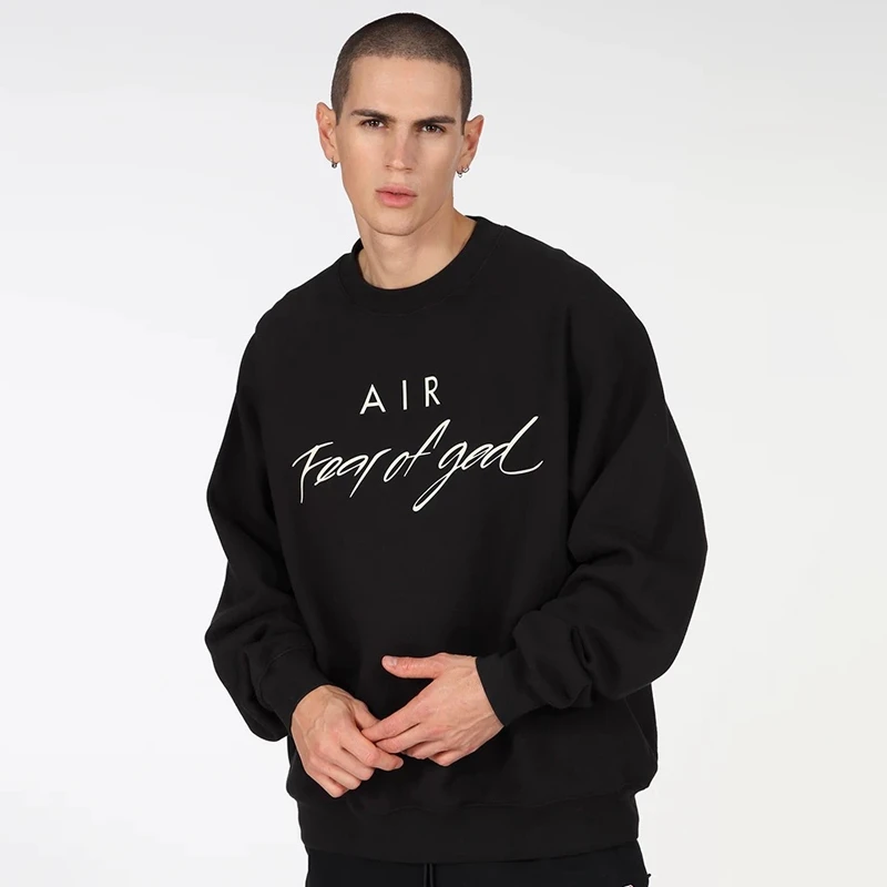 FOG FEAR OF GOD8th-联名款高街长袖百搭休闲运动压胶圆领卫衣