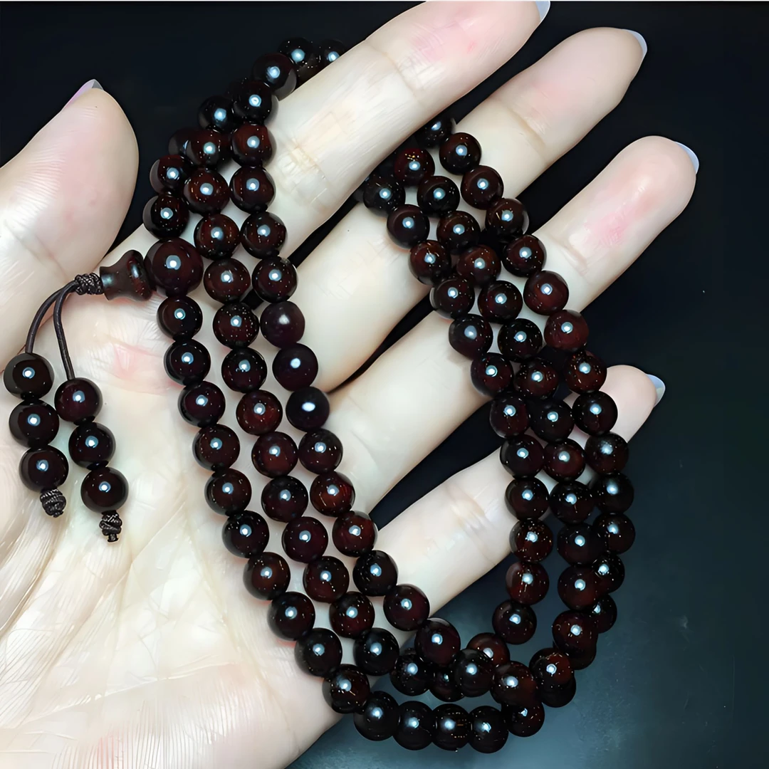 印度小叶紫檀 0.6*108颗爆满老料