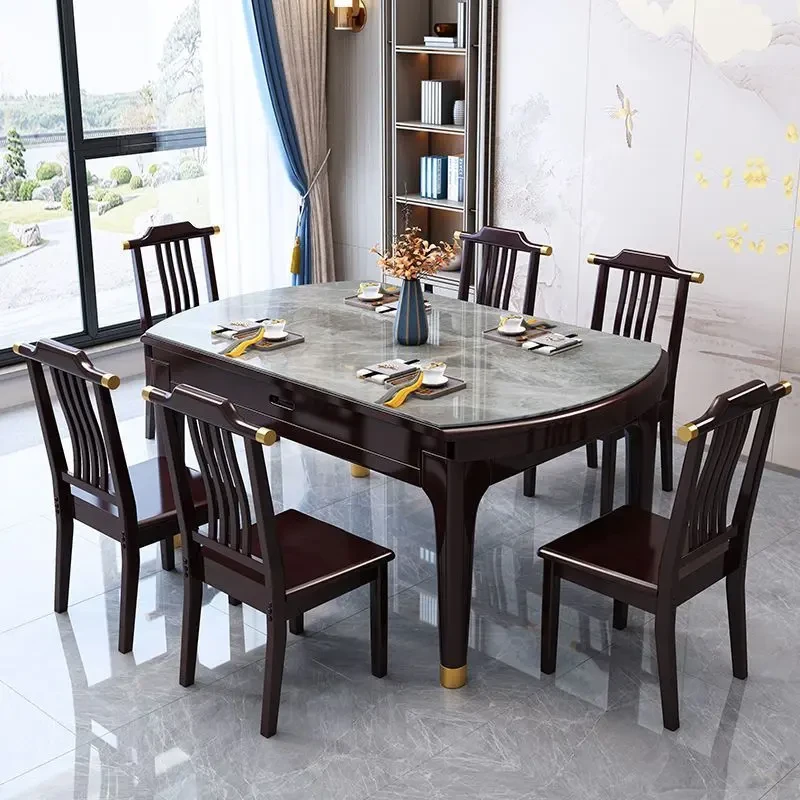 新中式全实木餐桌椅组合 专属链接   非请勿拍