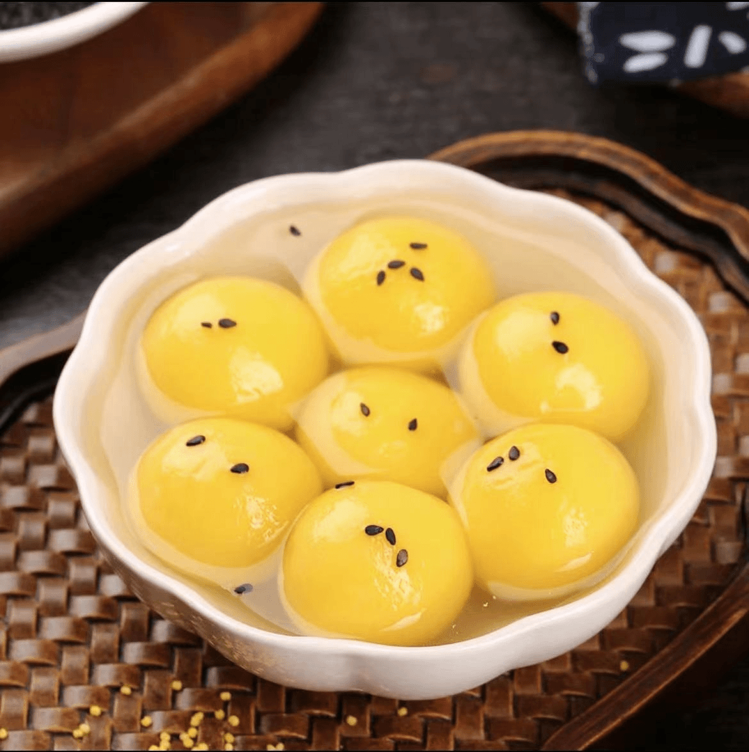 【拍1发8】大黄米汤圆300g/袋黑芝麻花生馅香甜可口营养丝滑