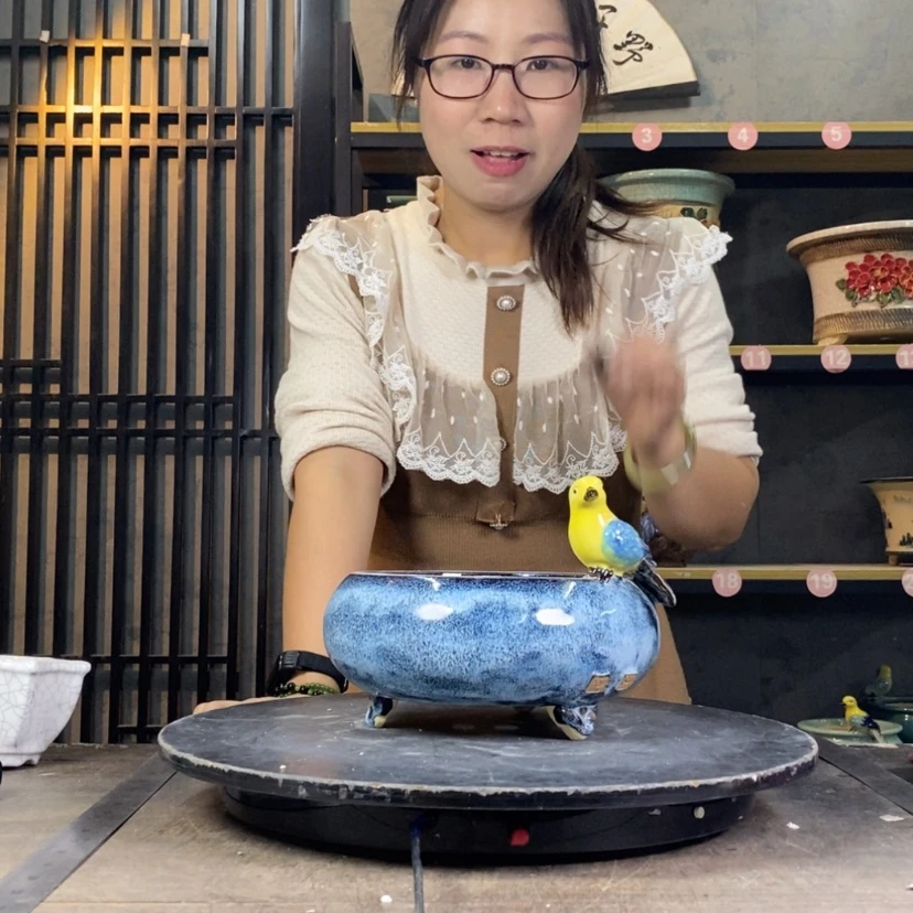 【闪购商品】紫砂花盆赵**51
