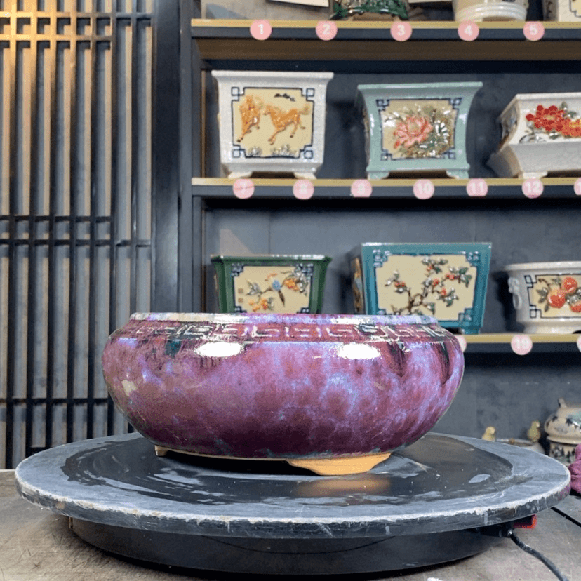 【闪购商品】紫砂花盆凑13