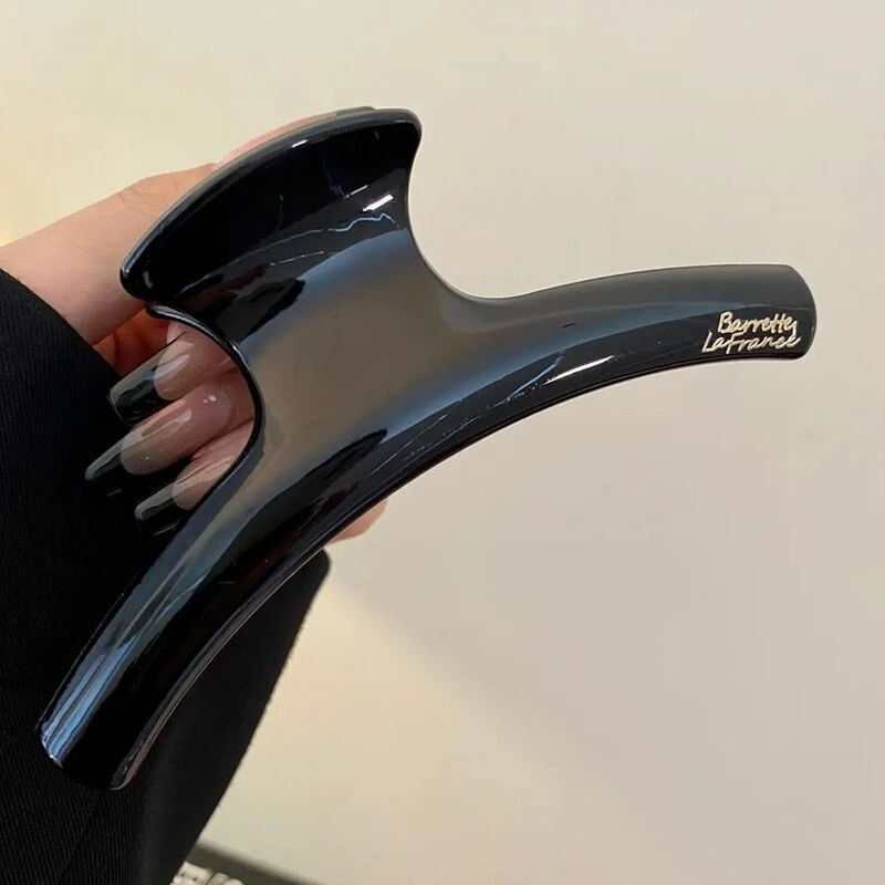 网红女抓夹高级感发抓大衣架造型2024新款发夹女后脑勺盘发鲨鱼夹