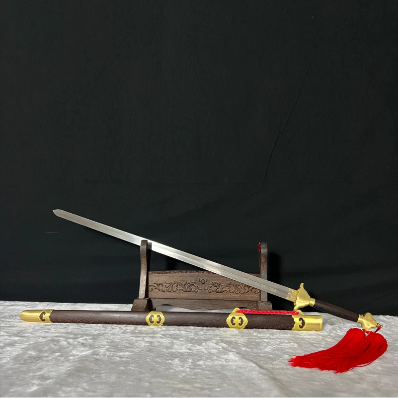 龙泉沈广隆-扬武太极剑 不锈钢 手工锻打未开刃