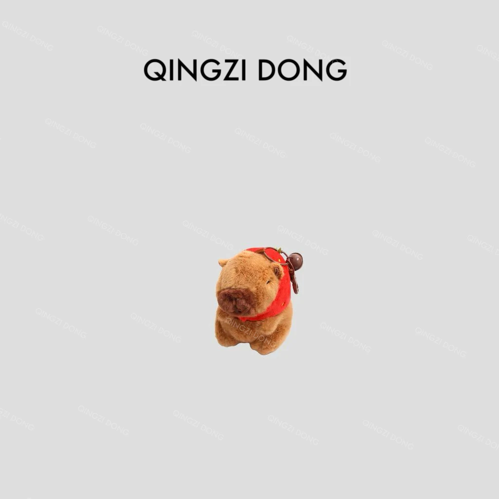 QINGZI DONG【卡皮巴拉】水豚毛绒公仔挂件挂饰21124