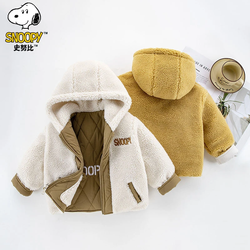 【补贴福利】史努比2024新款时尚潮流休闲保暖连帽外套SZZC148