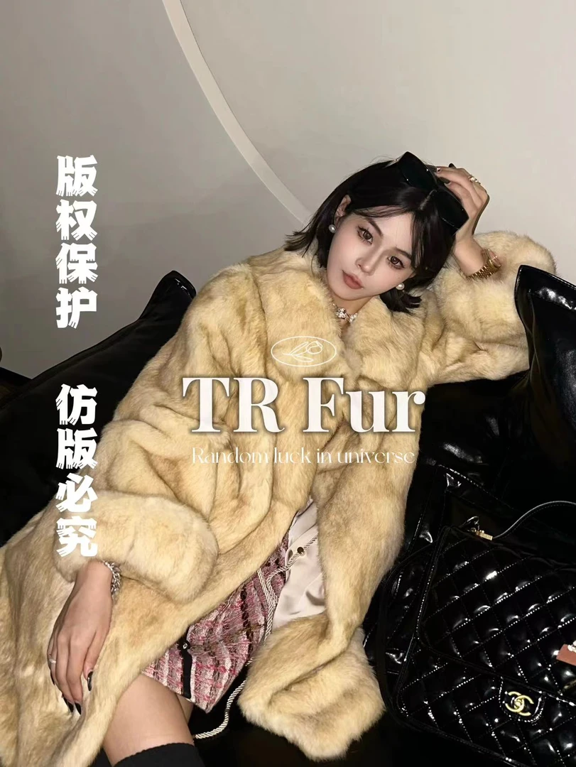 【TR】“ 南瓜贝贝"进口兔毛中古风南瓜袖皮草