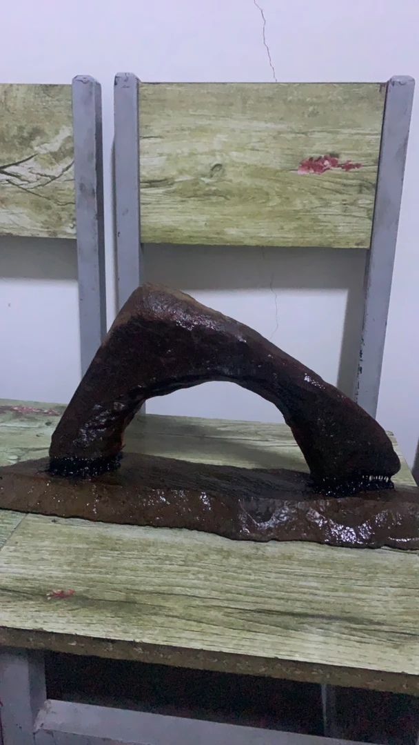 天然红泥石摆件工艺品