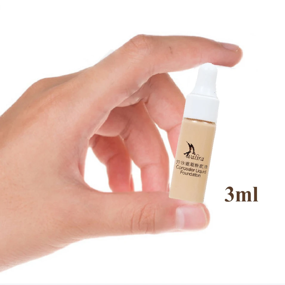 walira 持妆遮瑕粉底液  遮瑕  小样 3 ml , sinak  nushisi